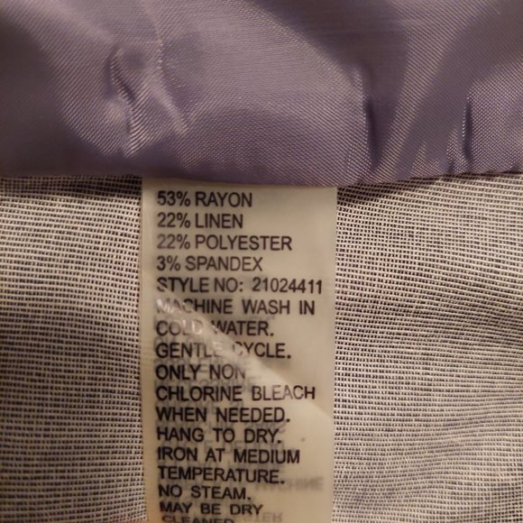 Bianca Nygard Petite Grey 2-PC PantSuits with Button Jacket , Women's Size 6P - Picture 8 of 11